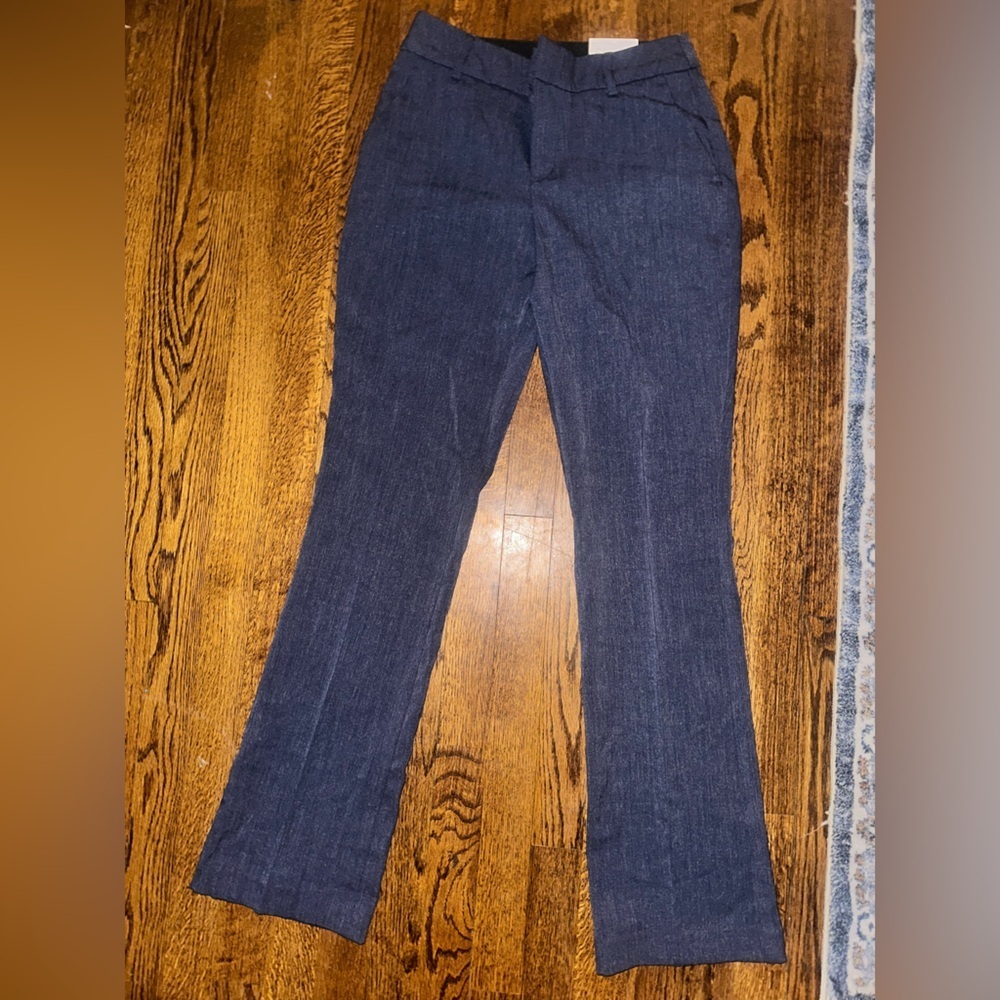 Nine West Dark Blue Women’s Curvy Baby Boot Dress Pants - NWT Size 2